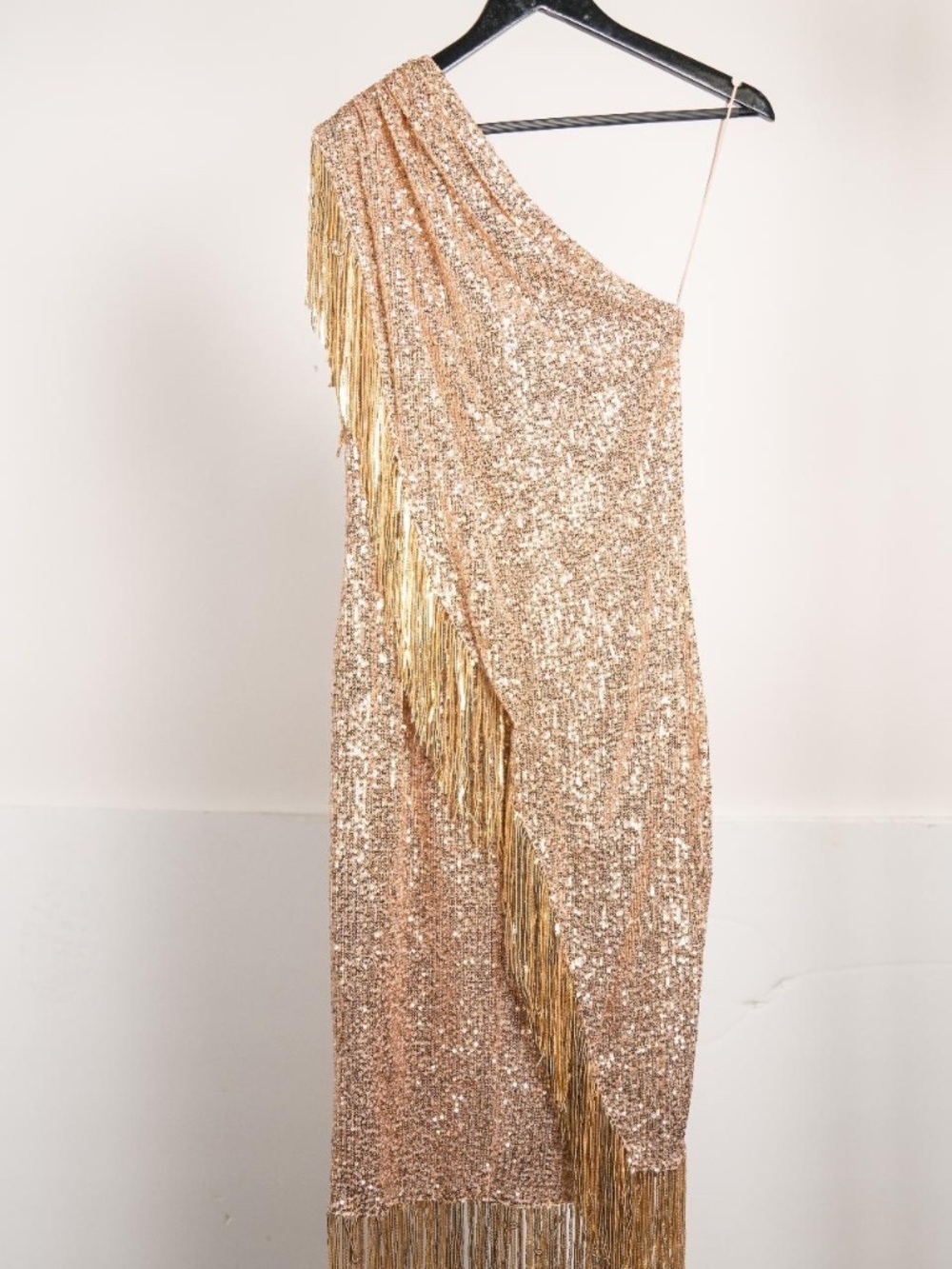 BADGLEY MISCHKA Gold dress - Picture 6 of 8